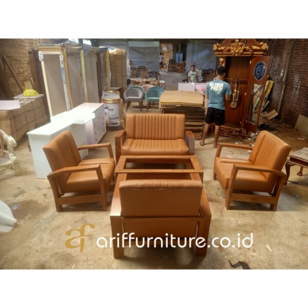 Kursi Sofa Ruang Tamu Klasik Brown Exclusive