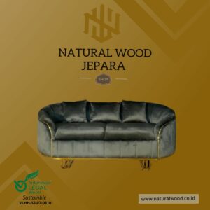 Sofa Tamu Modern Luxury Terbaru 3 Seater
