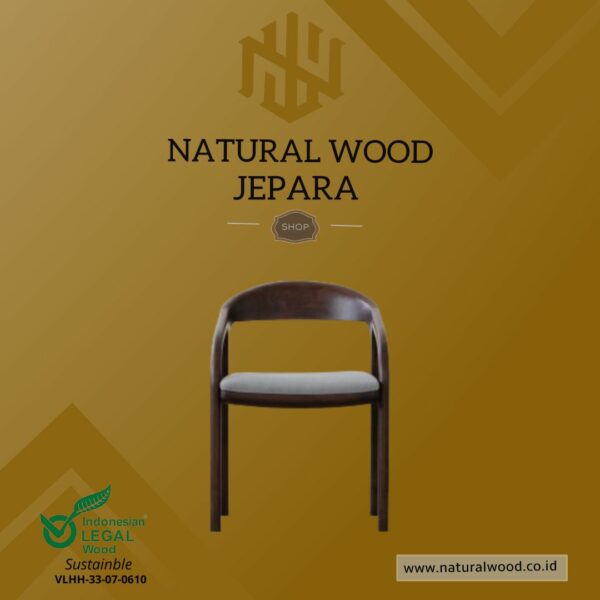Kursi Cafe Selly Dining Chair Japandi Nw 22