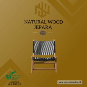 Kursi Santai Outdoor Cafe & Resto Minimalis Kayu Jati